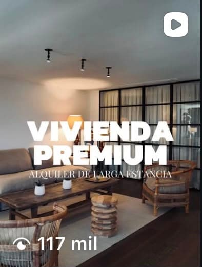 Segunda parte del vídeo de la vivienda premium en alquiler de larga estancia, el más visto de la campaña